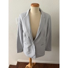 Simply Vera Vera Wang Light Blue Blazer   Size S
