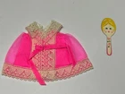 Vintage Barbie Francie Pink "Snooze News" Nighty from Outfit #3453 with mirror