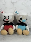 2018 Funko Cuphead Mugman And Cuphead Plush Set Don’t Deal With The Devil 10”