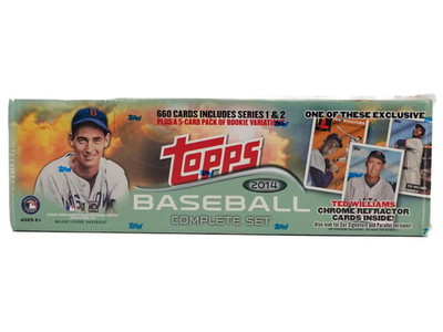 2014 Topps Baseball Factory Sealed Complete Set - Ted Williams Chrome Refractor