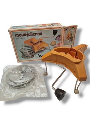  Mouli Julienne 445 Moulinex Design Reibe + Scheiben  