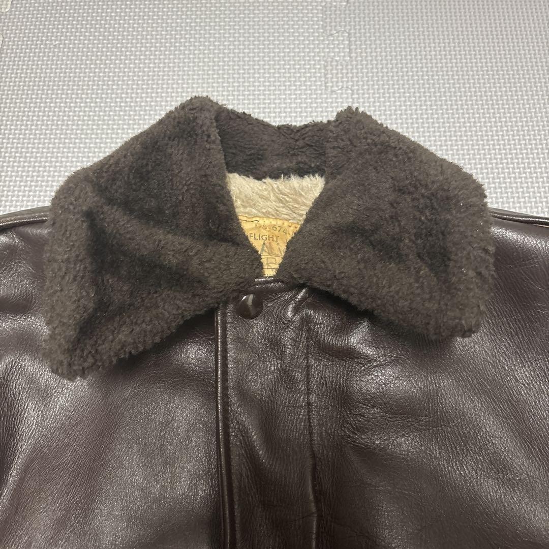 ジャケット・アウター Schott 1970's Vintage G-1 Flight Jacket G-1 Leather Flight Jacket - Leather Jacket
