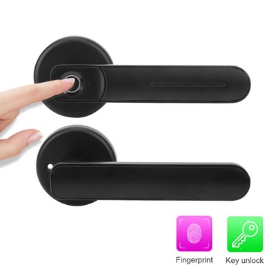 Smart Fingerprint Door Lock Electronic Biometric With Emergency Key For Apart CB