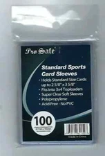 100 Penny Sleeves Pro Safe Clear Soft Pokémon Magic The Gathering SPORTS Cards
