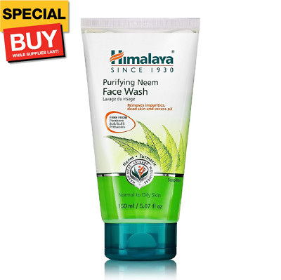 Purifying Neem Face Wash, Normal to Oily Skin, Turmeric, Vegan, Cruelty Free, So