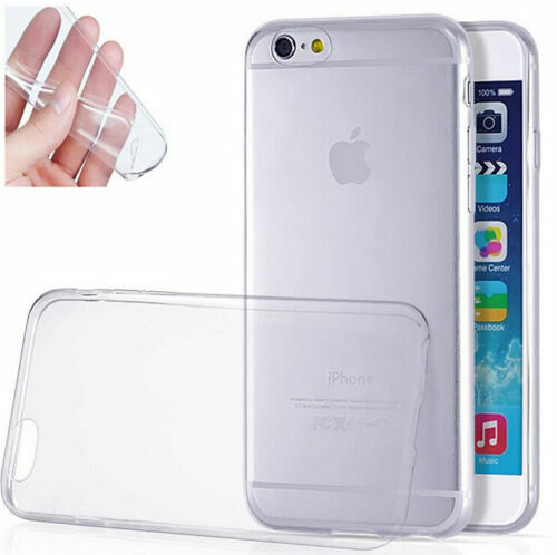 Ultra Thin Clear Soft Gel Silicone Case Transparent Cover Apple iPhone 6 - 4.7" - Picture 1 of 11