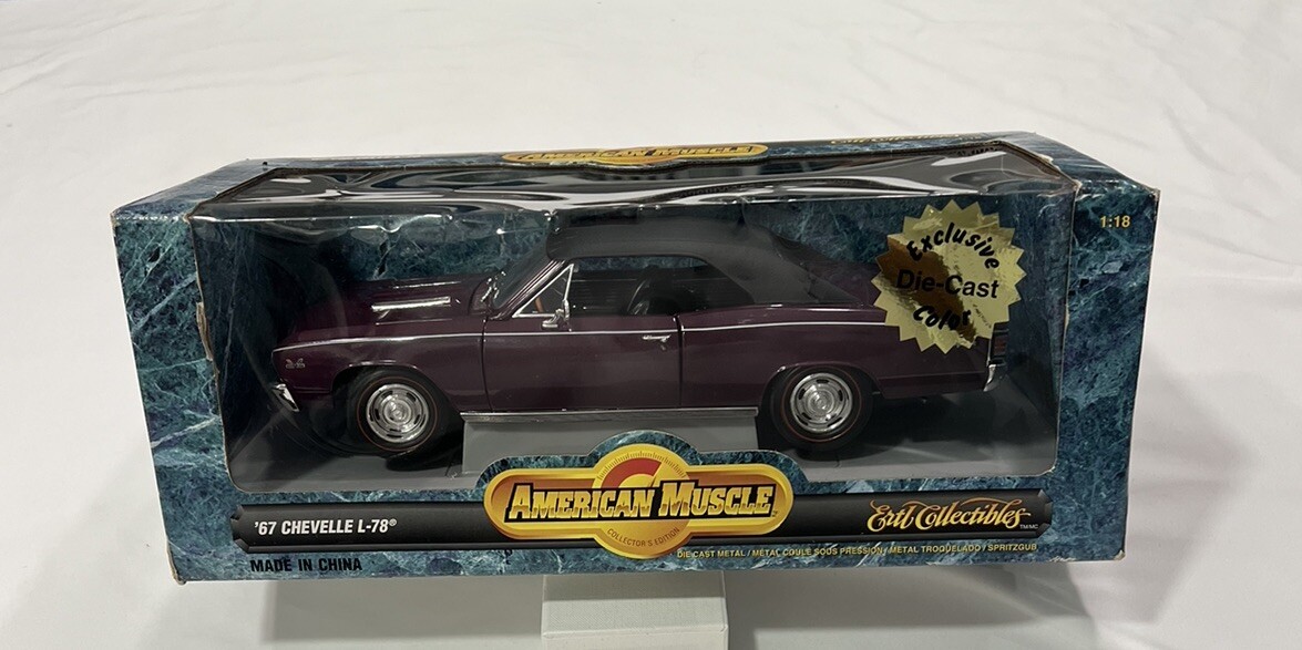 Ertl American Muscle 32103L 1/18 Scale '67 Chevy Chevelle L-78 Diecast Replica