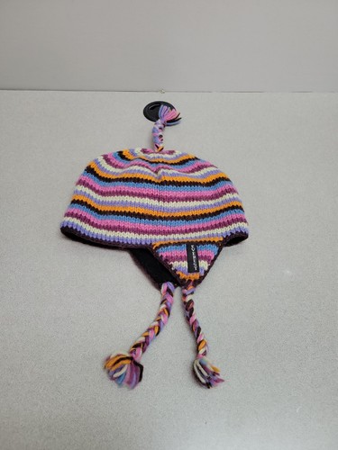 Everest Designs Wool Multi-Colored Lined  Beanie Knit Hat