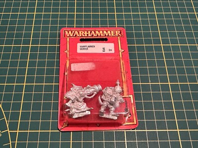 Warhammer Skaven Warp Flame Thrower Warpflammenwerfer Metal New Rare OOP #1