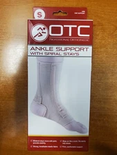 OTC Ankle Support with Spiral Stays *SMALL* Beige (6029) E9D