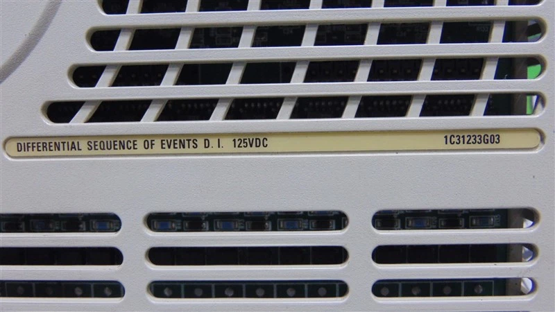 Б/У Westinghouse Emerson 1C31233G03 Овация Дифференциальная Последовательность Событий - Изображение 2 из 4
