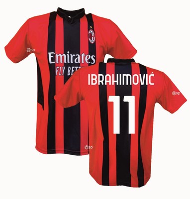 MAGLIA MILAN IBRAHIMOVIC 11 UFFICIALE AUTORIZZATA 2021-22 ADULTO BIMBO |  eBay