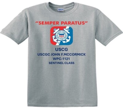 USCGC JOHN F.MCCORMICK WPC-1121 *SENTINEL CLASS*SHIRTS.USCG OFFICIALLY LICENSED