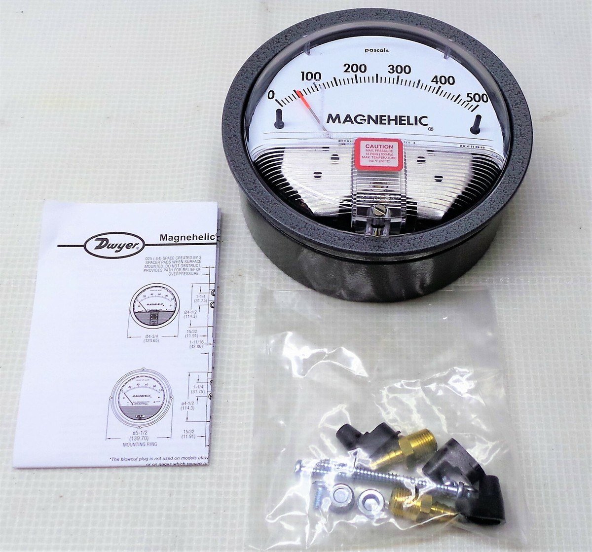 Dwyer Magnehelic 2000-500PA 4