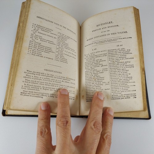 Elementary French Reader M. De Fivas 1846 D. Appleton & Company HC - Picture 14 of 16