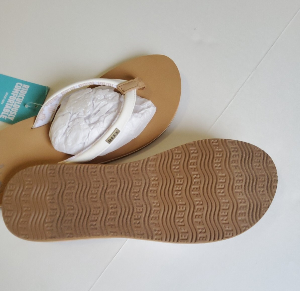 Reef Women's Cushion Sands Flip Flops Size 10 Cloud NWT eBay