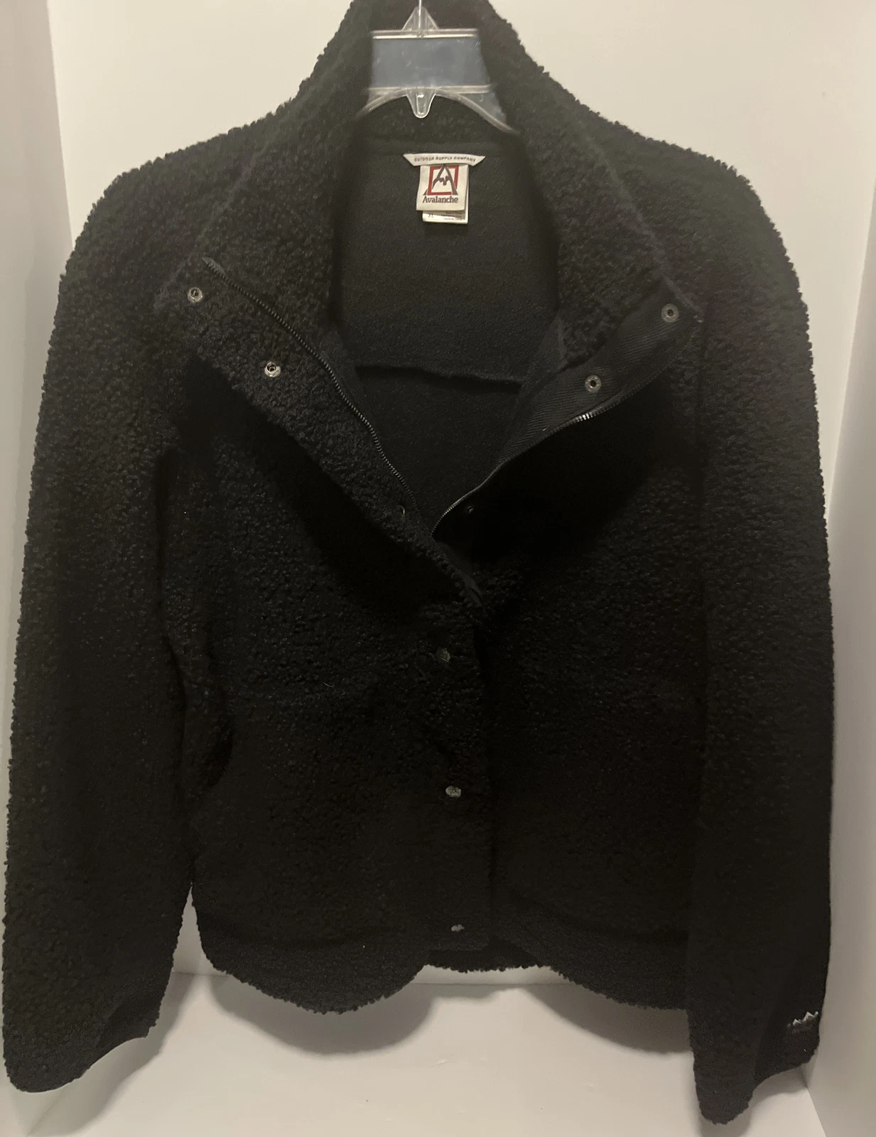 Avalanche Outdoor Zip/Button ￼Black Jacket Men’s Size XL