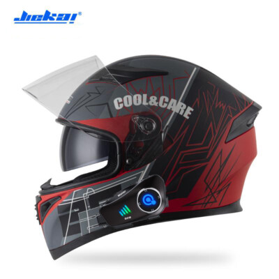 Dot Approved Bluetooth Motorcycle Helmet Men Women Full Face Motorbike Helmets