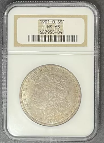 1901-O Morgan Dollar NGC MS-63, Buy 3 Items, Get $5 Off!!