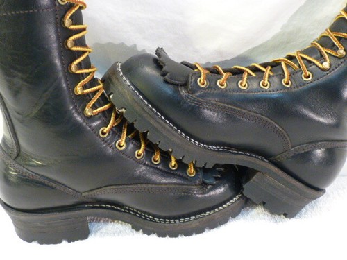 Botas para hombre Viberg de cuero 9" Work Logger fuego salvaje combate militar 5,5D $579 - Imagen 7 de 12