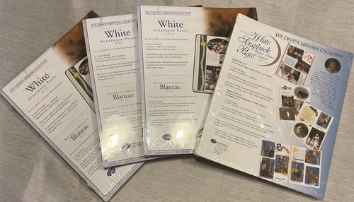 Creative Memories 8.5x11 Scrapbook Album WHITE Refill SHEETS 60 Total Lot Of 4 - Picture 3 of 6