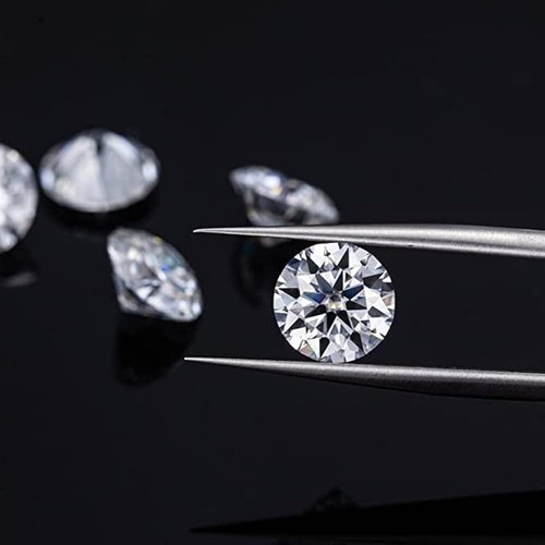 Flawless 10 Ct Round Cut Diamond D Color VVS1 Lab Grown Certified CVD Clarity - Picture 6 of 10