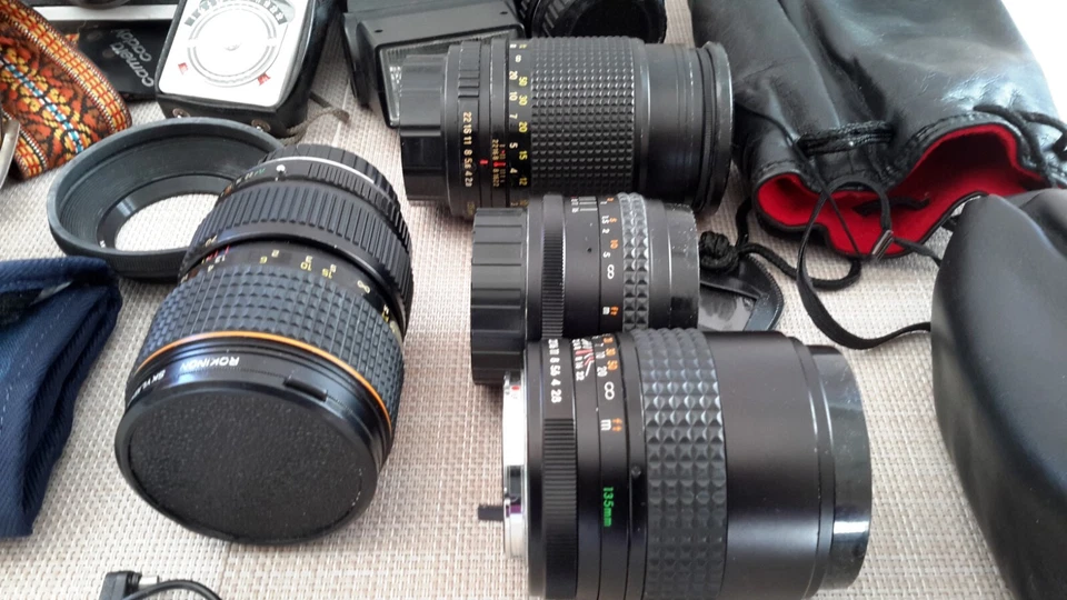 Cámara vintage Petri F1.9 color corregido súper 35 mm/accesorios Japón Corea Foto 4 de 4