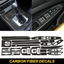 Set Carbon Fiber Full Interior Kit Cover Trim For 2010-2016 Infiniti G25 G37 S
