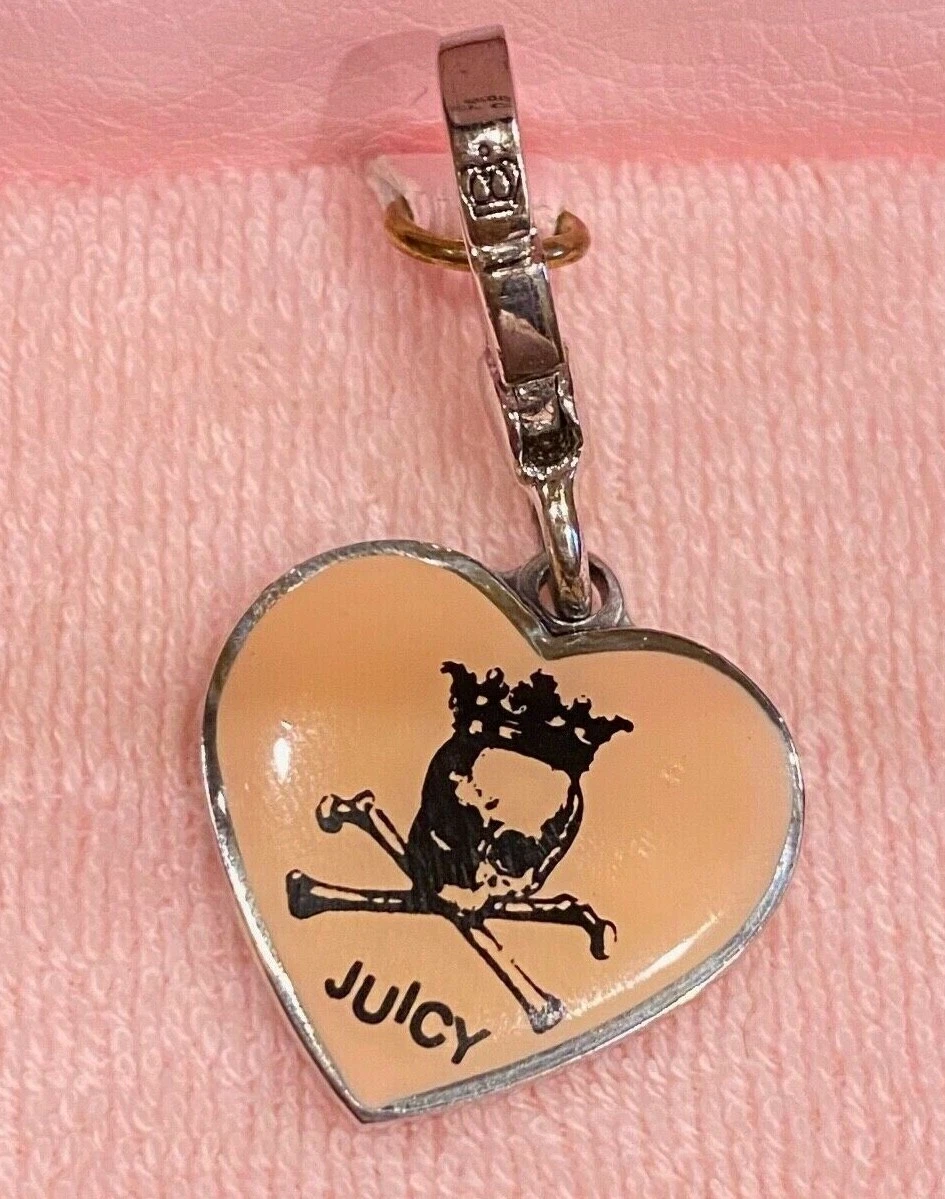 JUICY COUTURE ENGRAVABLE QUEEN SKULL DOG TAG CHARM | eBay