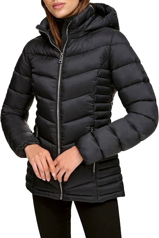 Puffer Jacket Dkny Clothing Australia DKNY WOMEN'S LIGHTWEIGHT