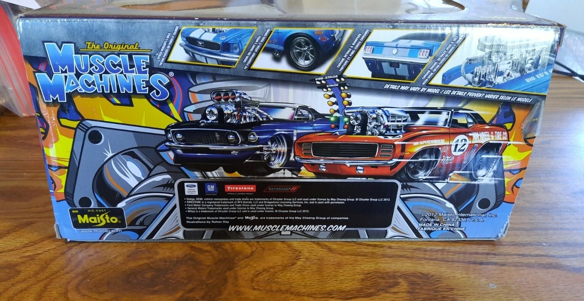MUSCLE MACHINES REDLINE 1966 PONTIAC GTO DIECAST 1/24 SCALE | eBay