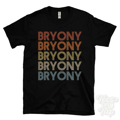 BRYONY REPEATED RETRO STYLE T-SHIRT mens & womens novelty cool name gift