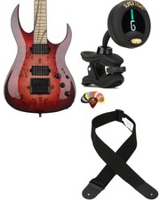 B.c. Rich Sza624etlb + Snark St-8 + Dunlop Pvp101 + Levy's M8poly-blk Value