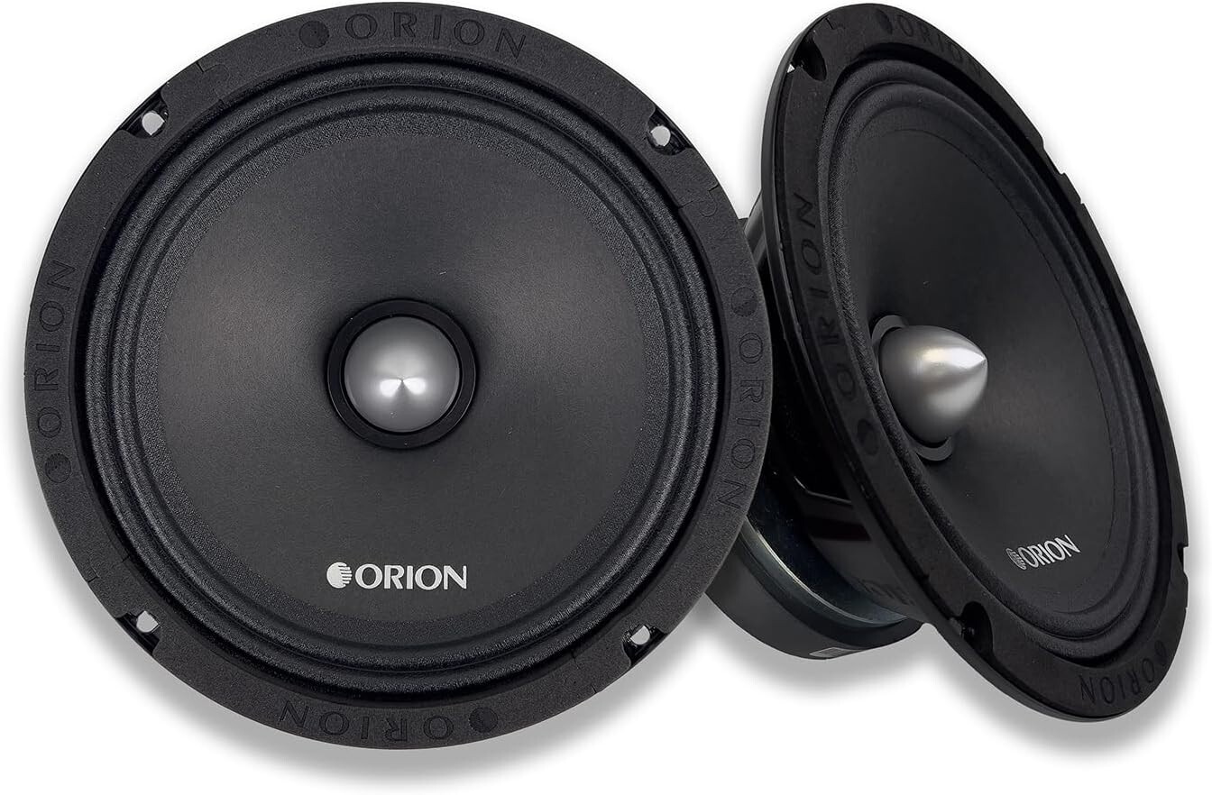 Orion Cobalt CM85 High Efficiency 8" 1200W MAX Mid-Range Bullet Car Loudspeakers