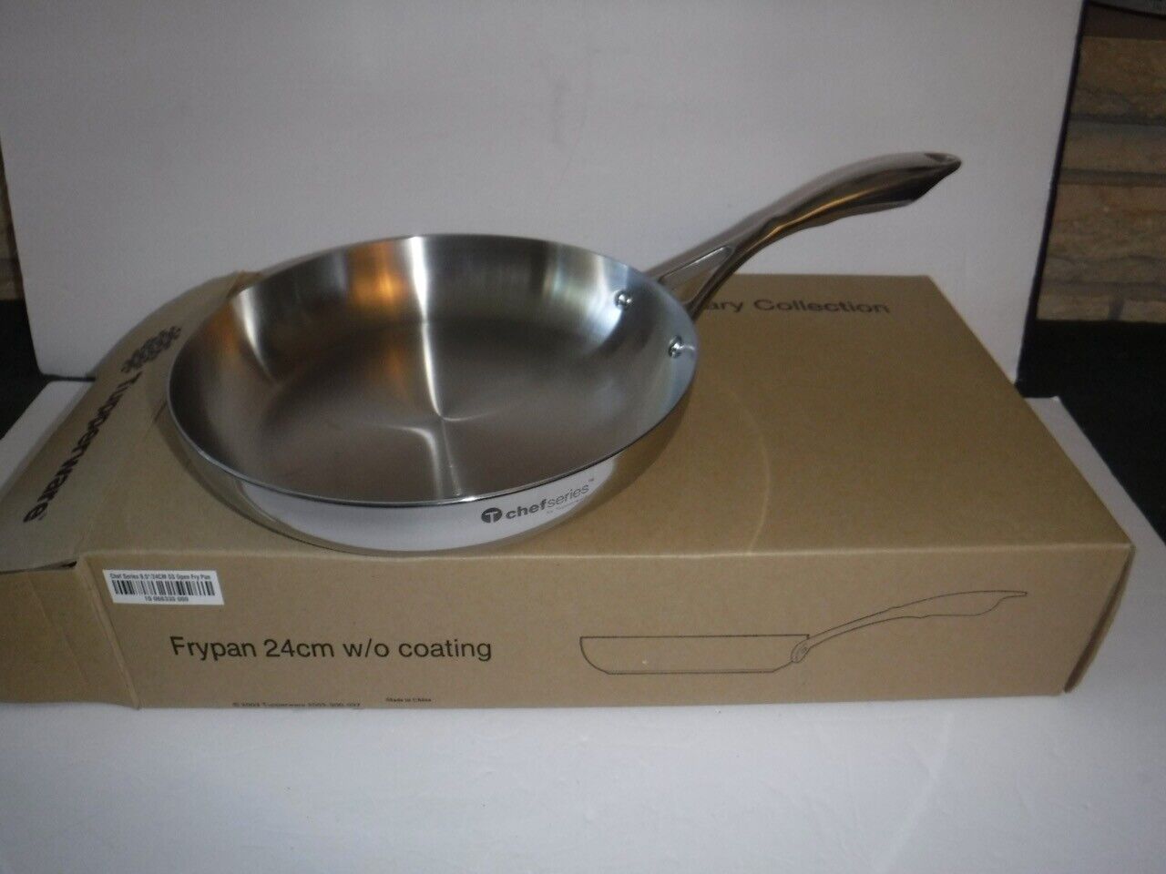 New Tupperware Stainless Frying Pan T Chef Series Culinary Cookware | eBay