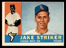 1960 Topps Baseball #169 Jake Striker VG/EX *d7
