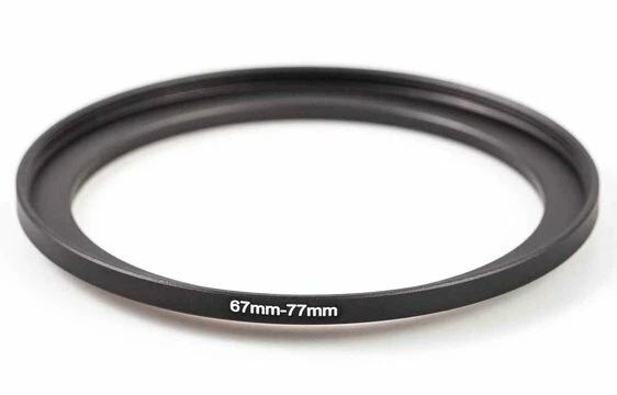 67-77 mm 67mm to 77mm 67mm-77mm Metal Step-Up Stepping Up Ring Filter Adapter - image 2 of 2