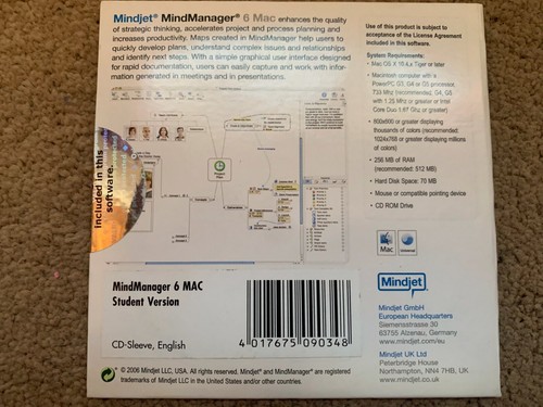 mindjet mindmanager 6 mac Student edition - Photo 4/7