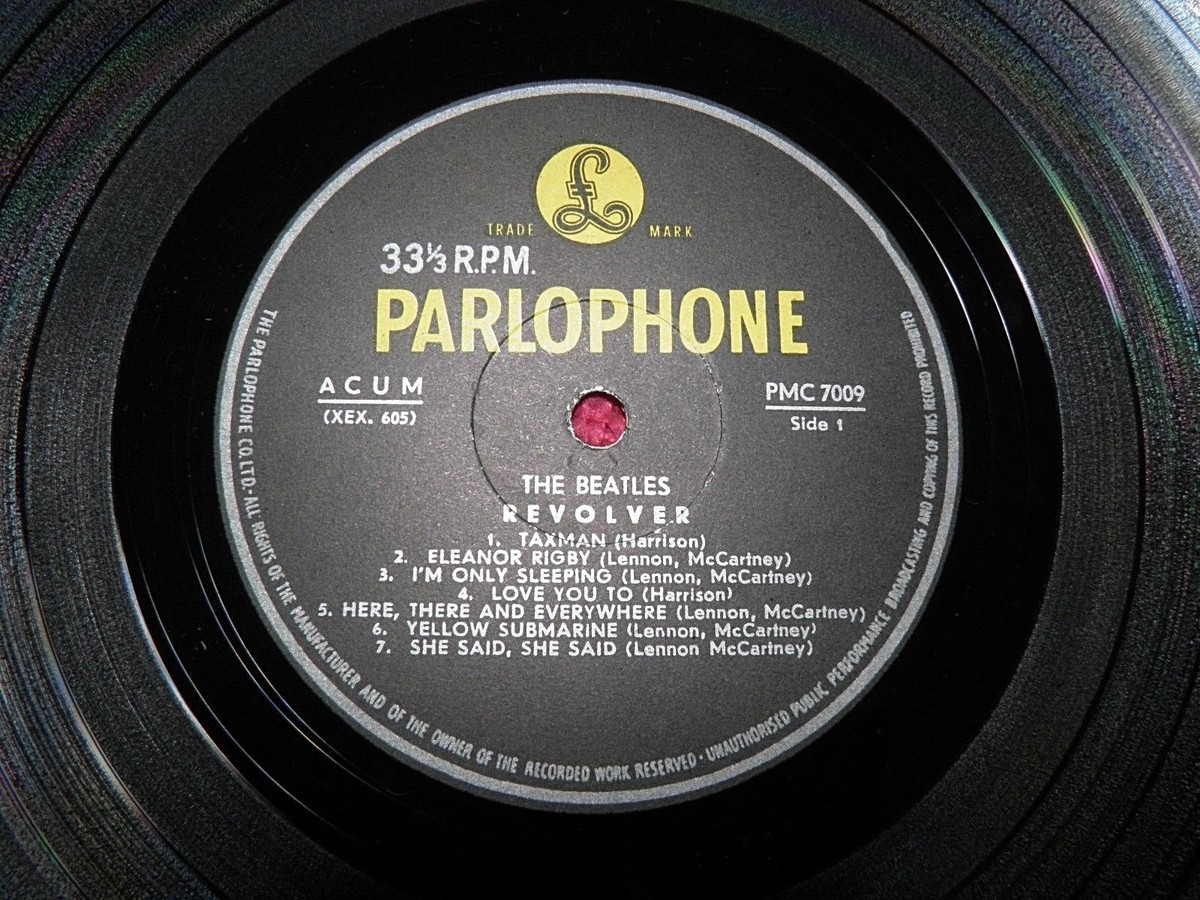 BEATLES★Revolver UK Y/B Parlophone stere Revolver (UK Stereo) • LP by The Beatles