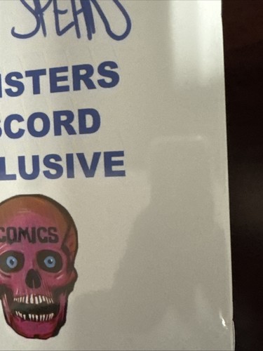 Monstruos Mark Spears #1 quinta impresión * Exclusivo del Tío Sam Discord edición limitada 170 * FIRMADO - Imagen 13 de 15