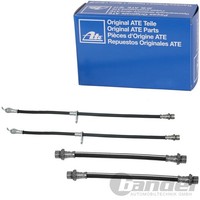 4Xate BremsschlÄUche Vorne+Hinten Passend FüR Citroen C1 Toyota Aygo Peugeot 107
