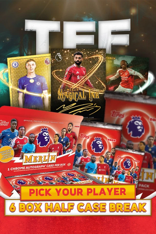 PREMIER LEAGUE MERLIN HALF CASE - 6 BOX PYP - WEDNESDAY PAYNIE