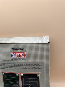 BLITZ Action Football (Vectrex)  Box, Cartridge & Overlay! In Clear Slipcover