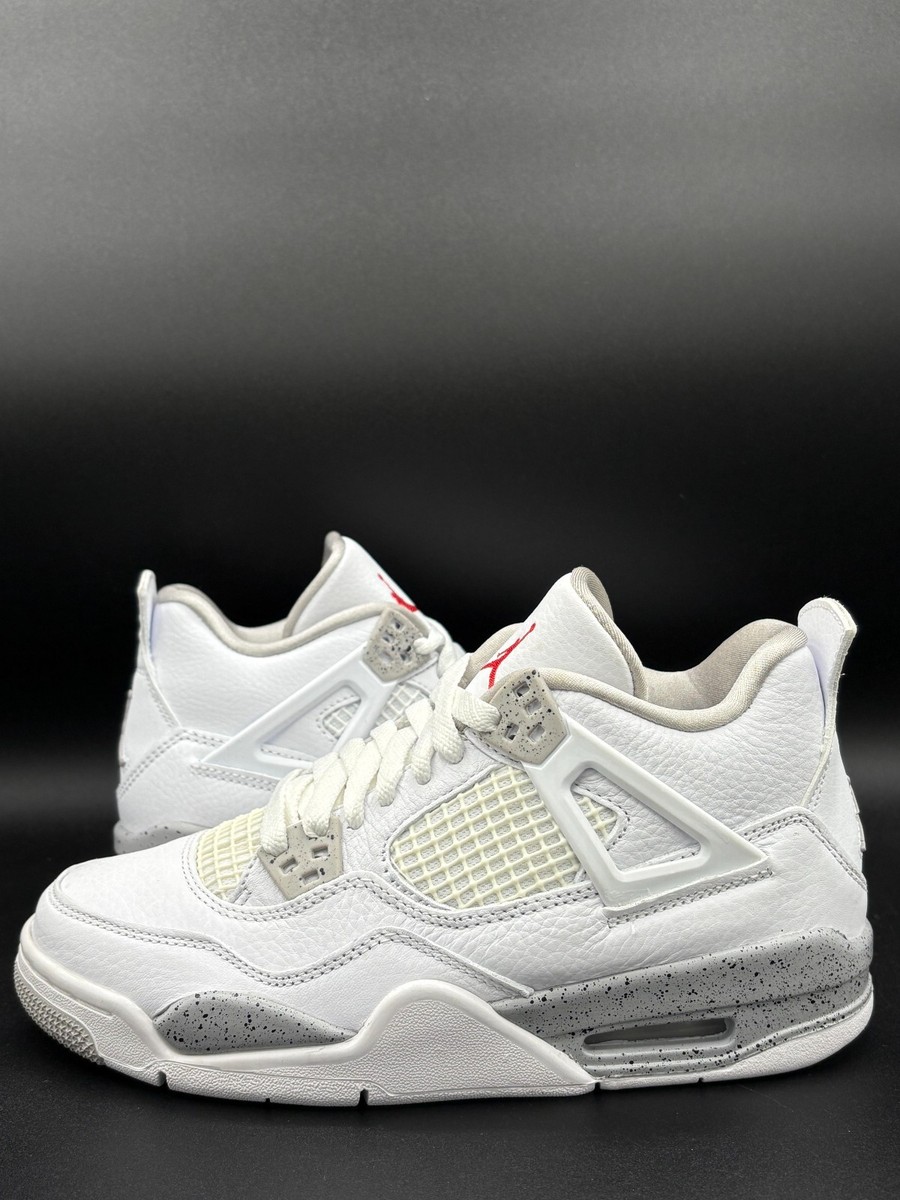Size 5 - Jordan 4 Retro Mid White Oreo for sale online | eBay