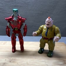 Galoob Captain Planet Pollution Armor & Hoggish 1991 no tnmt biker mice 