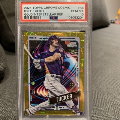2024 Topps Cosmic Chrome - Kyle Tucker  Gold Interstellar Refractor /50 PSA 10