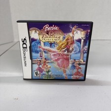 Barbie in The 12 Dancing Princesses (Nintendo DS) Case & Manual ONLY NO GAME