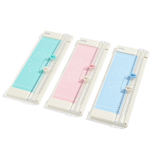 Paper Trimmer Paper Cutter 2 Cutter Heads Of Straight And Creasing(Green) BBY - Bild 2 von 12