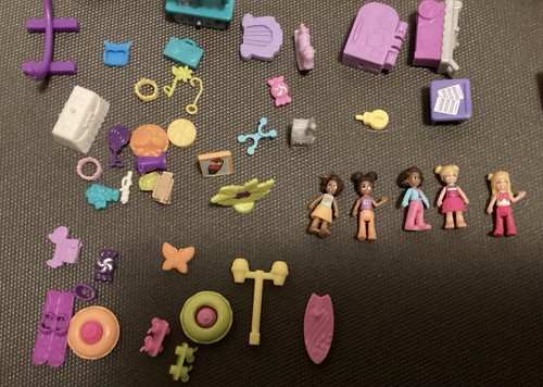 Polly Pocket Saturn Saturn Space Explorer completo /60 più bambole e accessori - Foto 7 di 8