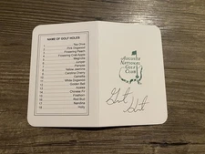 Grant Horvat Signed Augusta National Masters Scorecard Golf YouTube Good Good